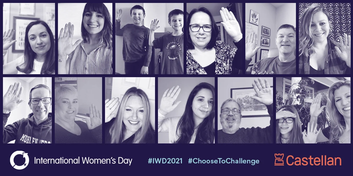 Castellan International Women’s Day social graphic