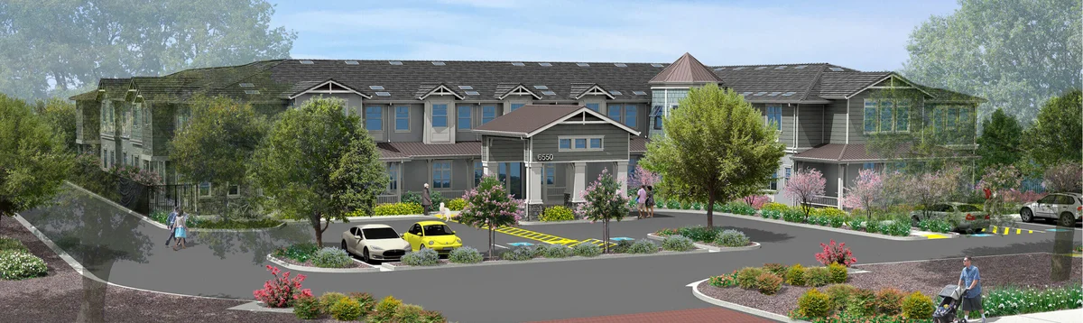 Oars Senior Living coastal-inspired brand imagery