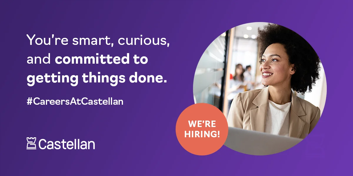 Castellan recruitment social graphic: You’re Smart