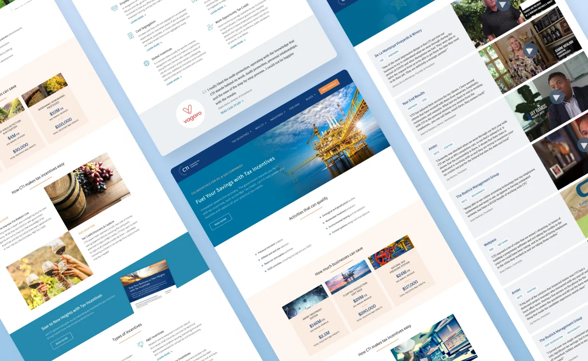 Corporate Tax Incentives — design project